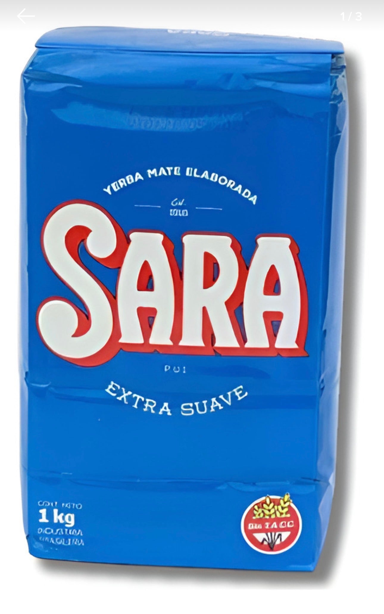 Yerba Mate azul Sara 1 kg