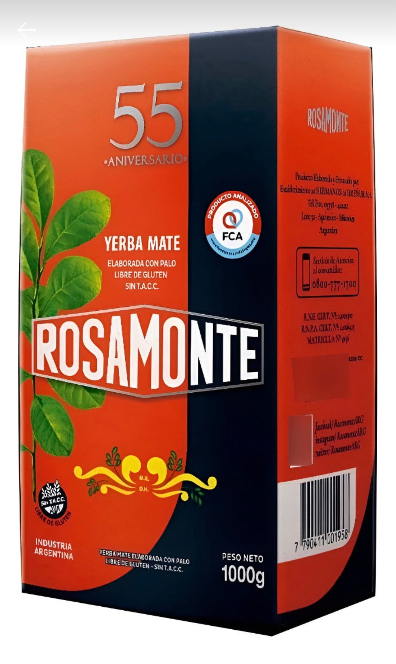 Yerba Mate Rosamonte Tradicional 1 kg