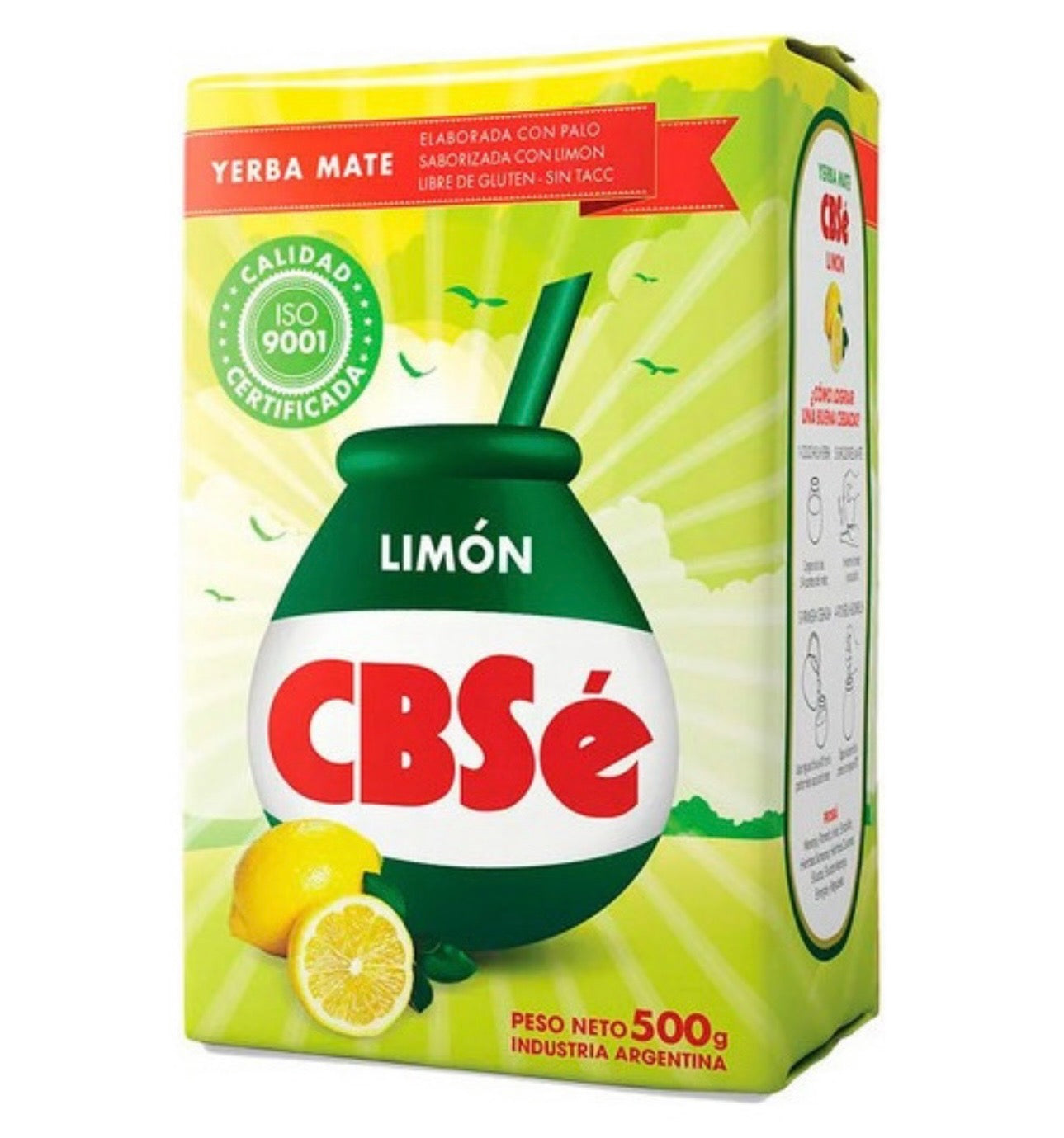 Yerba Mate CBSE Limon 500 gramos