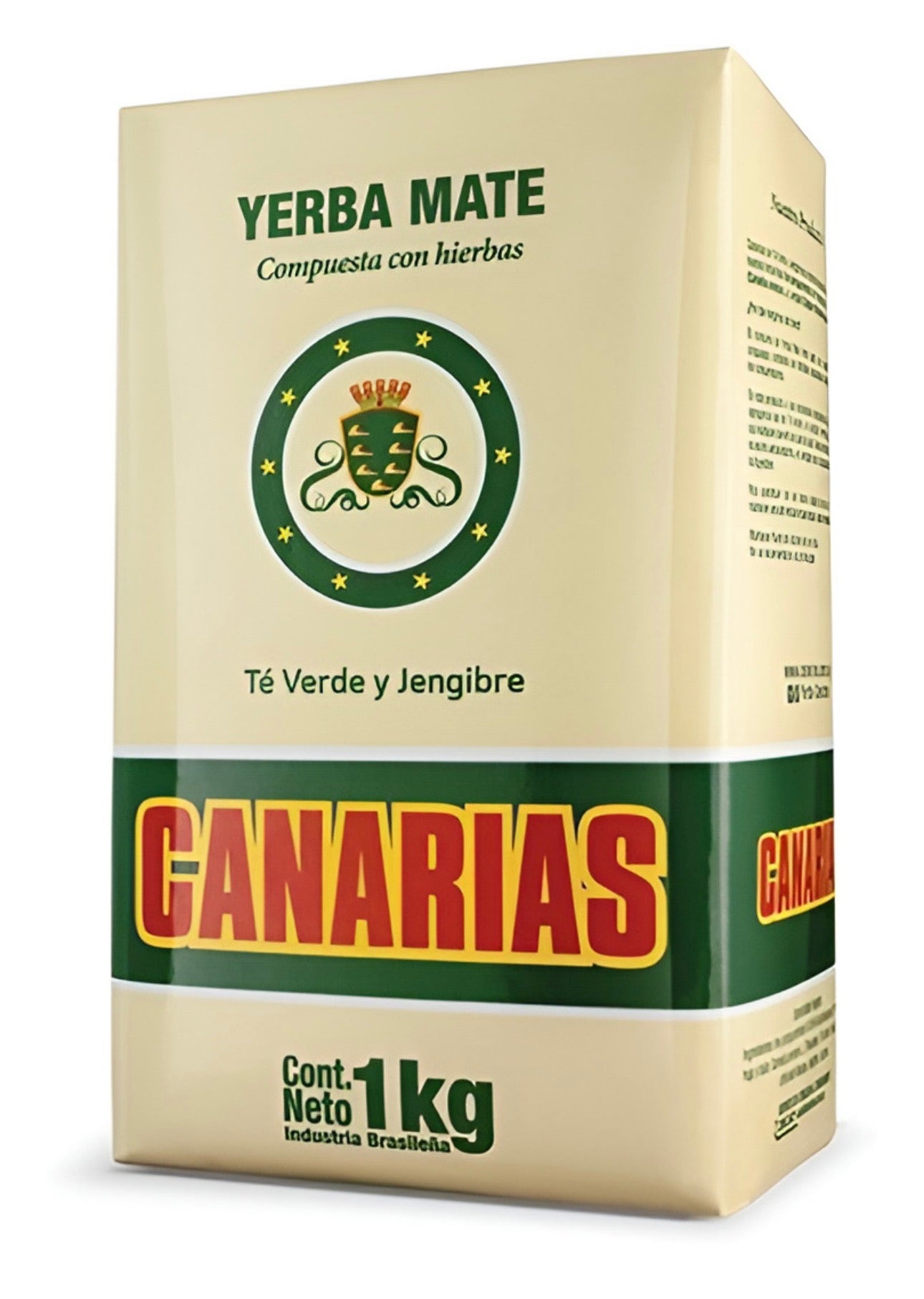 Yerba mate Canarias Te verde y Jengibre 1 kg