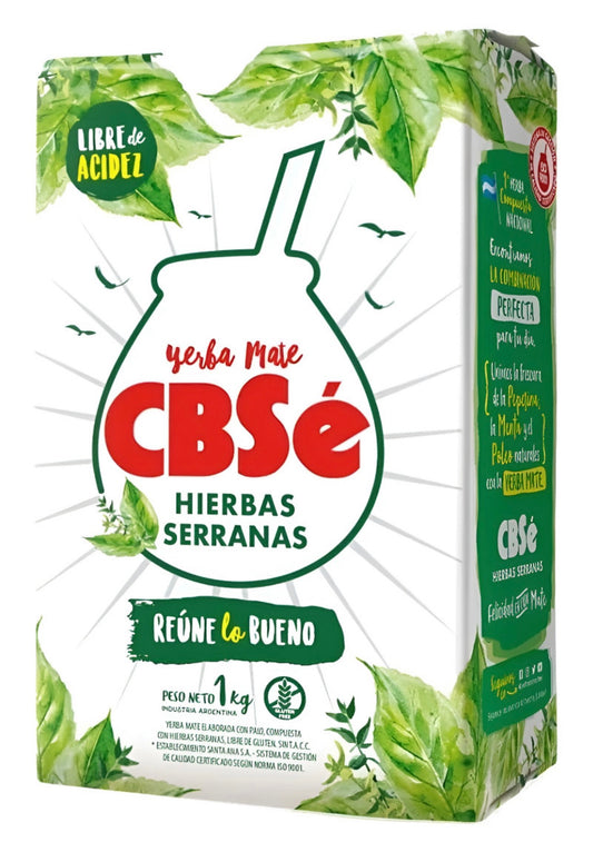 Yerba Mate CBSE Hierbas Serranas 1kg