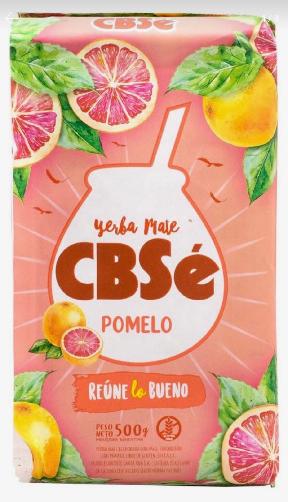 Yerba Mate CBSE Pomelo 500 gramos
