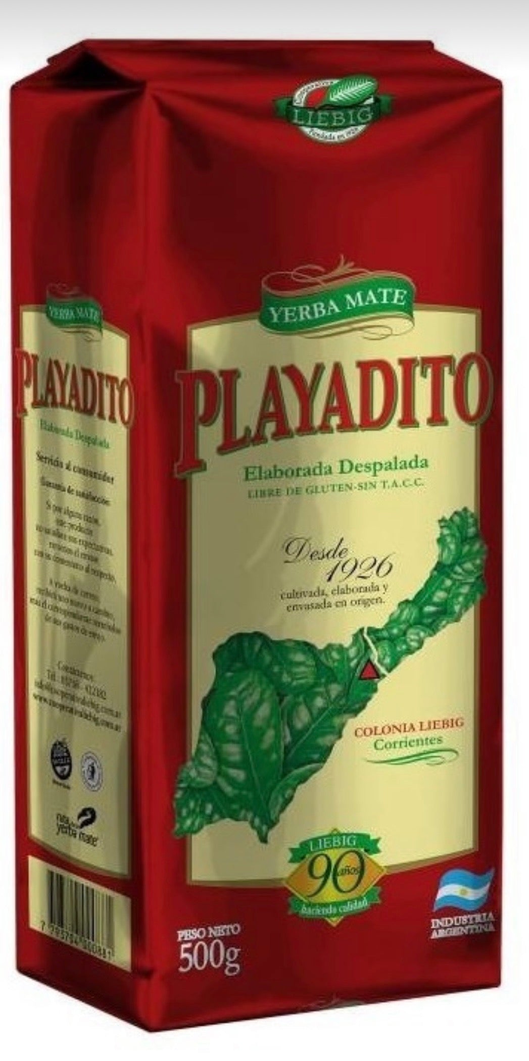 Yerba Mate Playadito Despaldada 500g