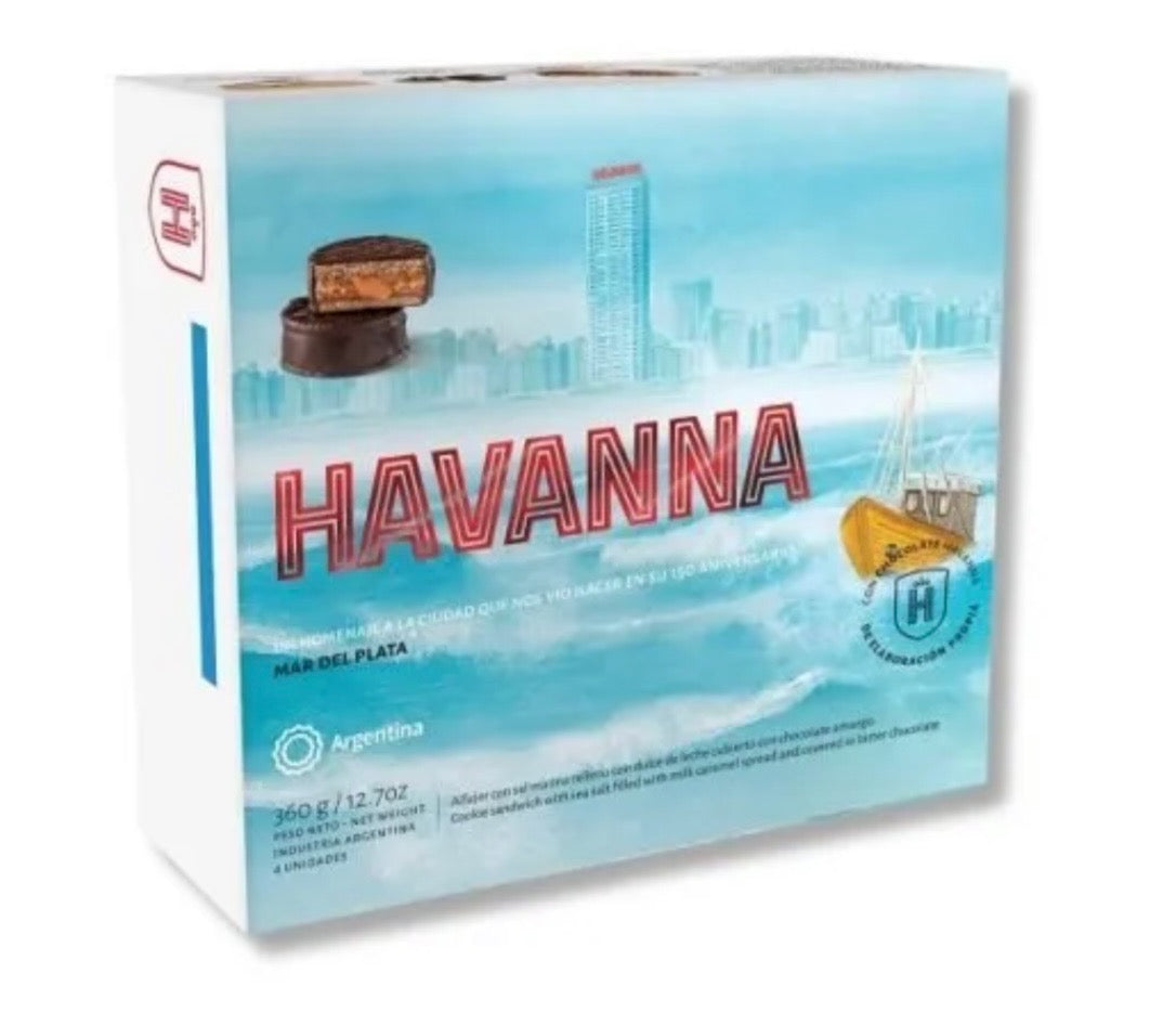 Alfajor Havanna Mar del Plata x4u