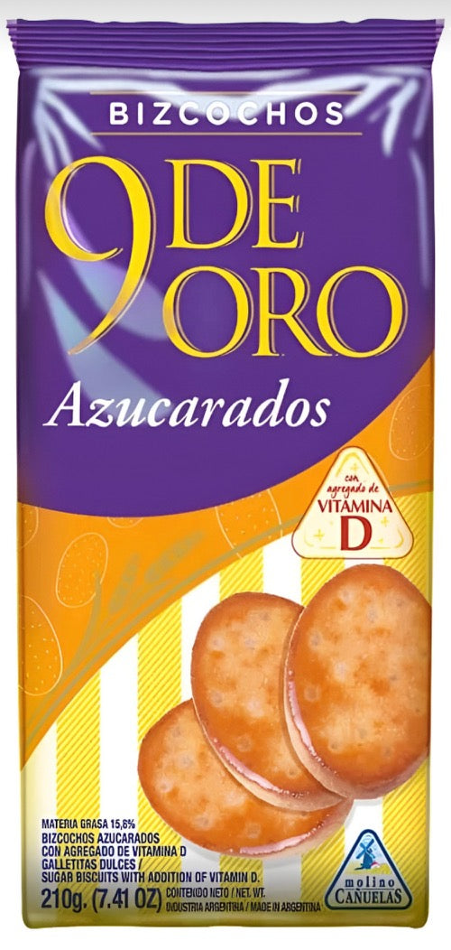 9 de Oro Azucarados 200g