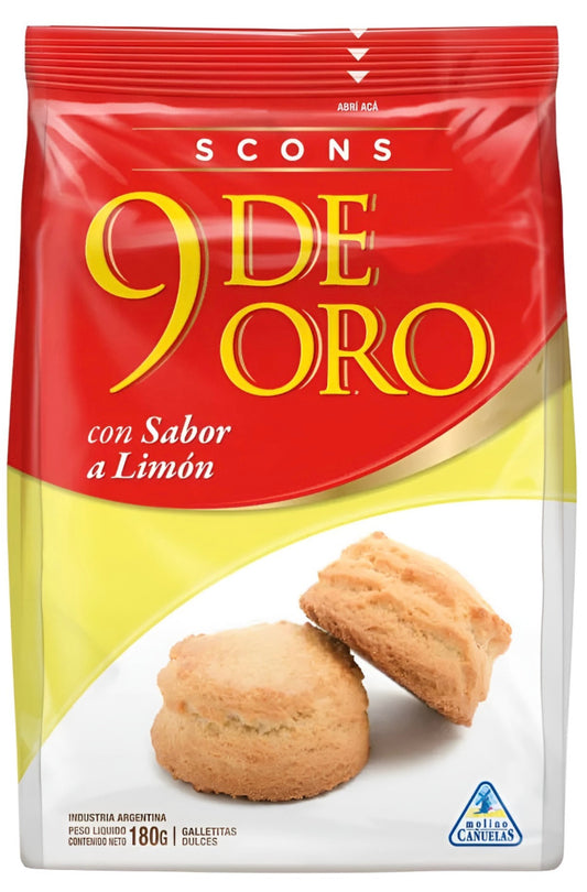 9 de Oro Scons de Limon 180g