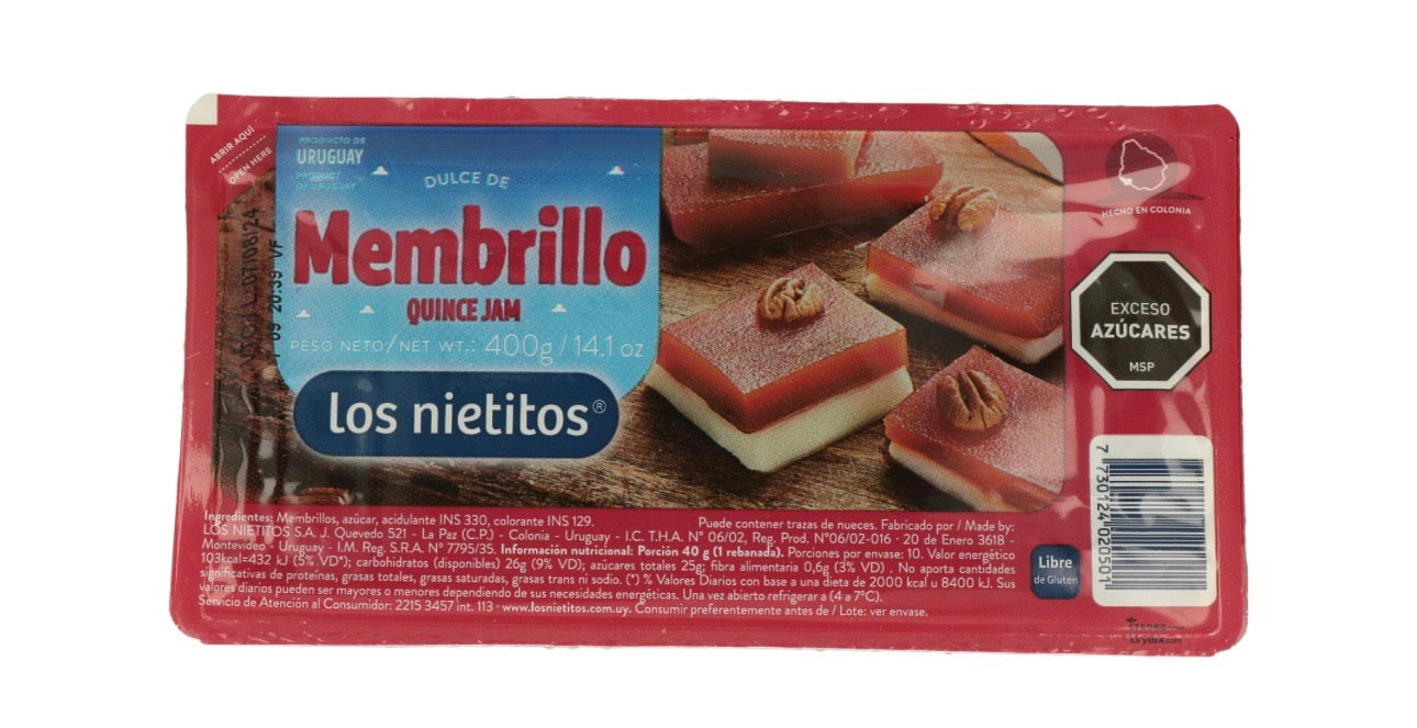 Dulce Membrillo Los Nietitos 400g